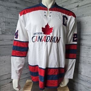 Molson Canadian #24 Calhoun Sportswear Hockey Beer Jersey Mens Large